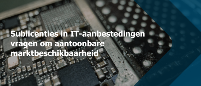 Sublicenties in IT aanbestedingen