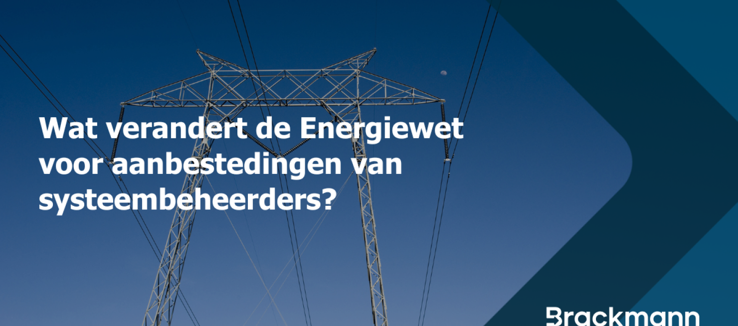 Energiewet voor aanbestedingen